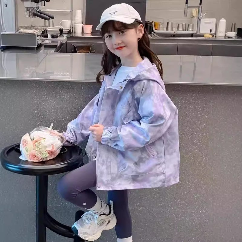 Girls' Coat Children'S Korean Style Trendy Coat Girls' Windproof Jacket - Image 5