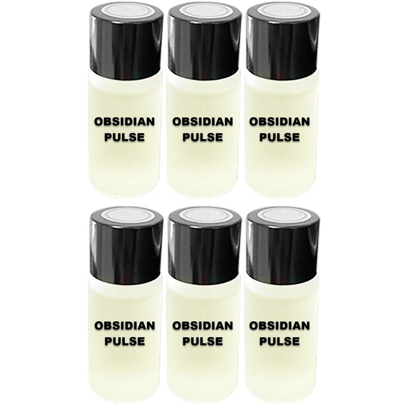 KESOCI Car Air Freshener Refill Liquid Set of 6 x 10 ML Smart Car Air Freshener Refill Car Fragrance Refill Car Diffuser Refill Obsidian Pulse - Image 3
