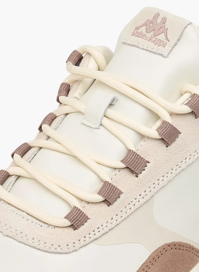 Kappa Men's Panelled Sports Shoes with Lace-Up Closure