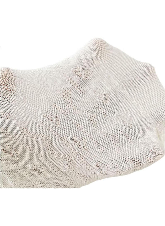 Cotton Thirteen Women'S Short Socks Summer Low Cut Boat Socks [Cute Style] Thin Short Tube Socks Solid Color Non-Slip Heel 10 Pairs - Image 3