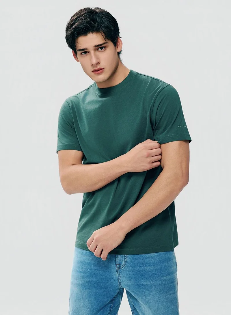 Men’s Slim Fit Cotton Crew Neck Tee