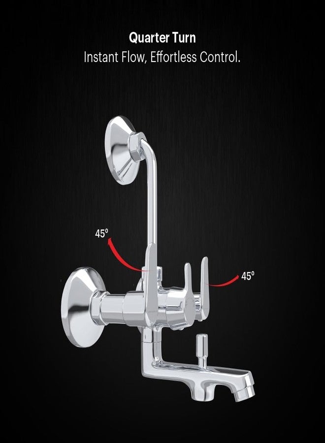 Johnson Bathrooms خلاط حائط جونسون سيجا 3 في 1 | صنبور حمام، صنبور خلاط، خلاط حائط، صنبور مطبخ | مزود بإمكانية توصيل الماء الساخن والبارد | ضمان 10 سنوات - Image 2