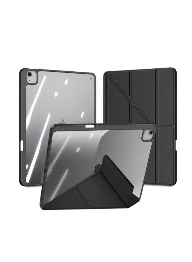 حافظة كتاب Dux Ducis Magi لجهاز iPad Air 13 M2 و iPad Pro 12.9 الجيل الخامس/السادس – أسود