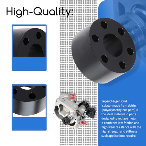 XTPTFABS CBW-088 Supercharger Solid Isolator Supercharger solid state isolator coupler pulley Compatible With 09-15 Cadillac CTS-V 6.2L LSA Supercharged,12-15 Camaro ZL1 6.2L LSA Supercharged - Image 4