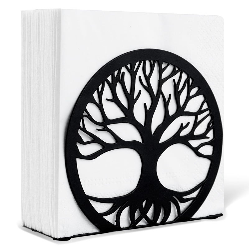 MSJGA Napkin Holder for Table, Standing Napkin Dispenser Outdoor Farmhouse tail Napkin Holders for Kitchen Coffee Shop Dining Room (6"x 1.6"x 4.7") - Image 1