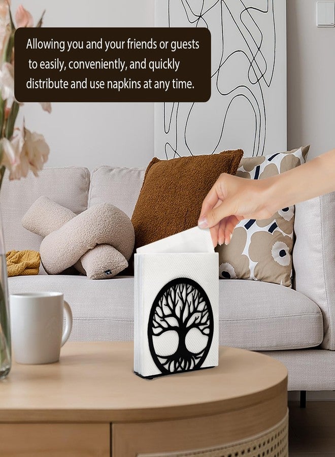 MSJGA Napkin Holder for Table, Standing Napkin Dispenser Outdoor Farmhouse tail Napkin Holders for Kitchen Coffee Shop Dining Room (6"x 1.6"x 4.7") - Image 4