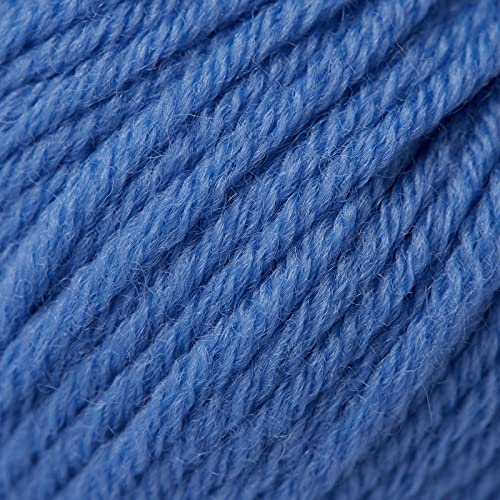 GISIMO 100% Merino Wool Yarn, 6-Ply Luxurious and Soft Yarn for Hand Knitting & Crocheting, 1.76 OZ/50g, 127 yds/116 Meters (Blue, 3 Balls) - Image 2