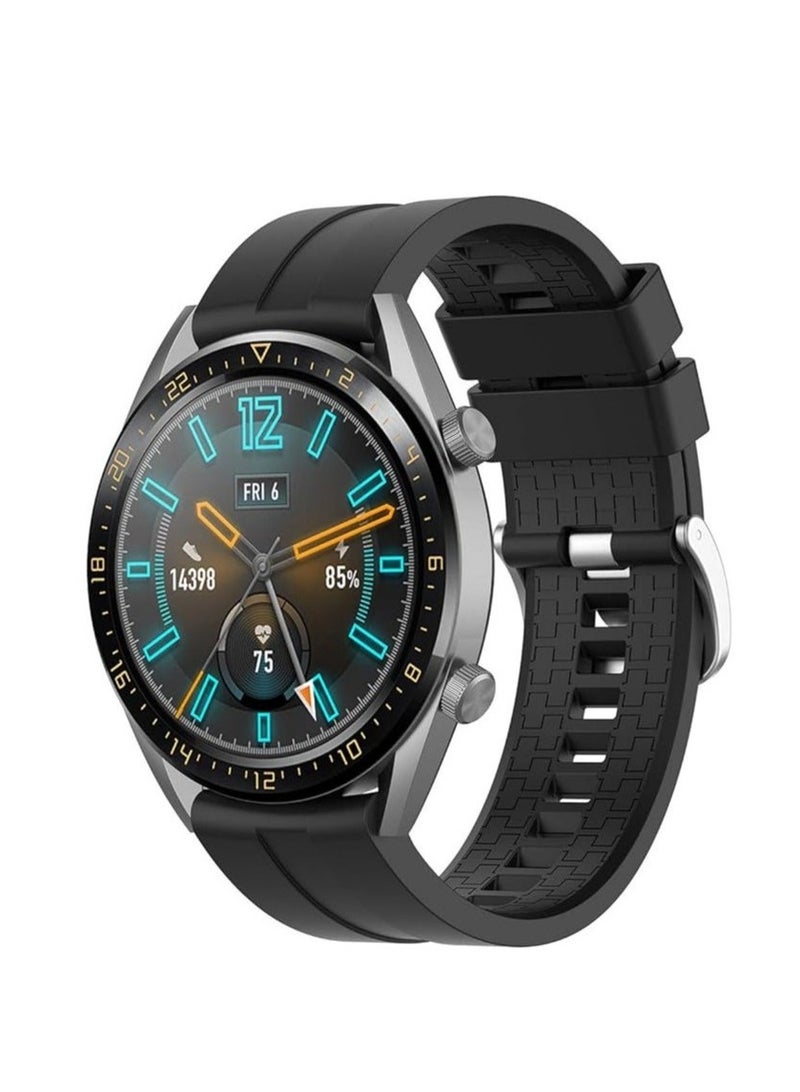KENSUO Silicone Band for Huawei Watch Watch 4 pro/GT 4 3 2 Pro/GT 2e/GT 4 46mm/GT2 46mm/GT Active/Replacement Straps Silicone Bands Bracelet Watch band Accessory Band for Huawei Watch 4pro/3pro/GTR 4（22mm） - Image 2