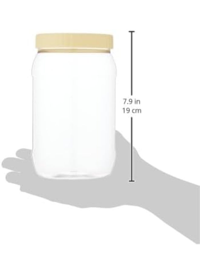 Sunpet Alsaqer Round SpiceJar/Pet Jar/Plastic Round Food Storage Jar 1500 ml Capacity  - Image 4