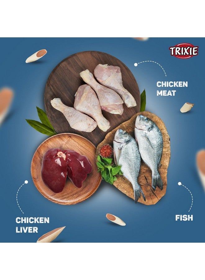 Trixie Premio Dog Treats Combo: Chicken Pasta, 100 G And Chicken Hearts, 100 G - Protein Rich, Healthy & Training Snacks For All Dog Breeds - Image 3