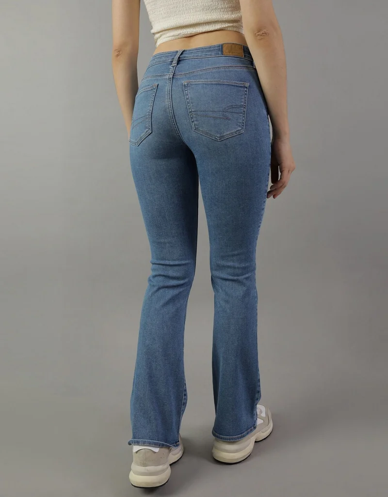 American Eagle AE Next Level Low-Rise Kick Bootcut Jean