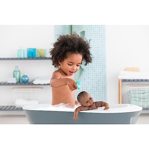 Corolle Ma Premiere Poupee Bath Baby Coralie, Soft Body Bath Doll with Bath Toy, Sleeping Eyes, Vanilla Scent, Removable Dresses, 30 cm, from 18 Months - Image 5