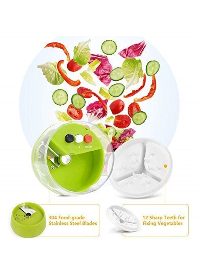 4 in 1 Handheld Heavy Duty Veggie Spiral Cutter Spaghetti Maker
