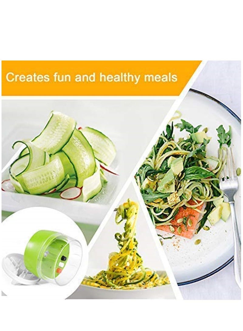 4 in 1 Handheld Heavy Duty Veggie Spiral Cutter Spaghetti Maker