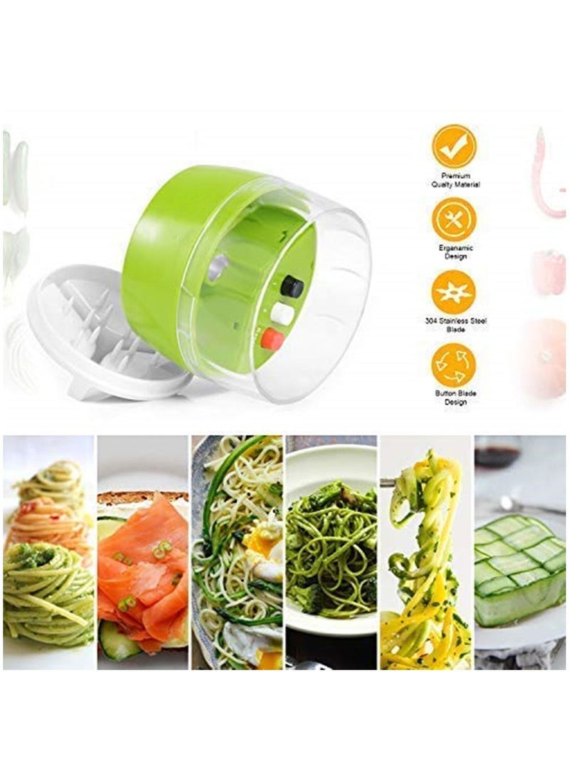 4 in 1 Handheld Heavy Duty Veggie Spiral Cutter Spaghetti Maker