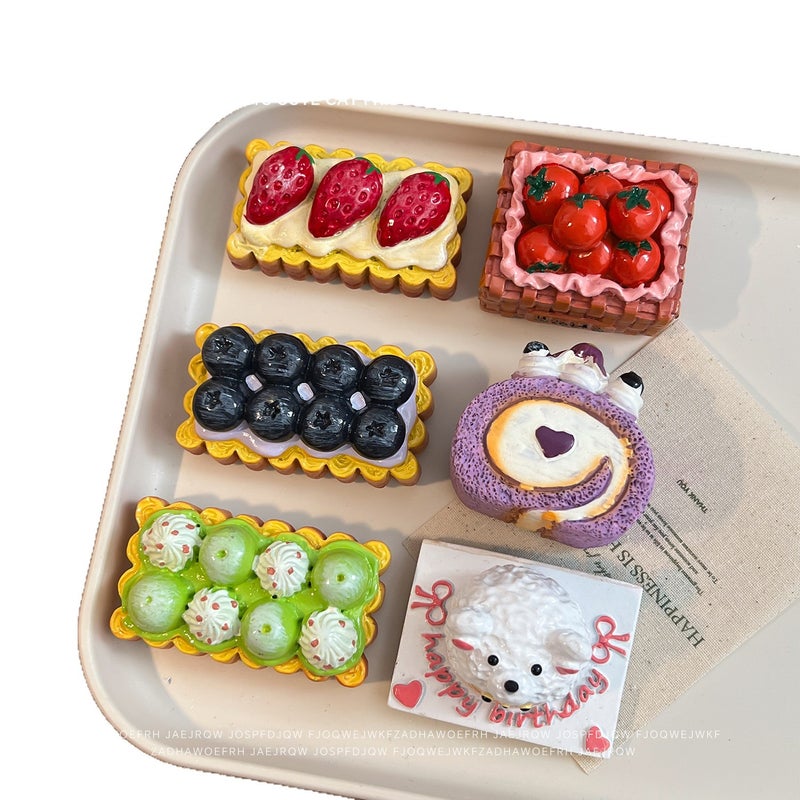 Creative Cartoon Dessert Fridge Magnets - Image 1