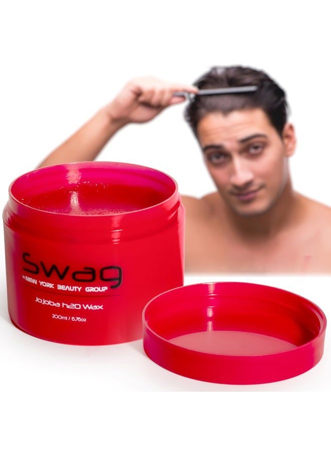 Swag Jojoba H20 Wax for Men - Non-sticky formula with light fragrance - Easily molds your hair - 6.76 oz - Image 5