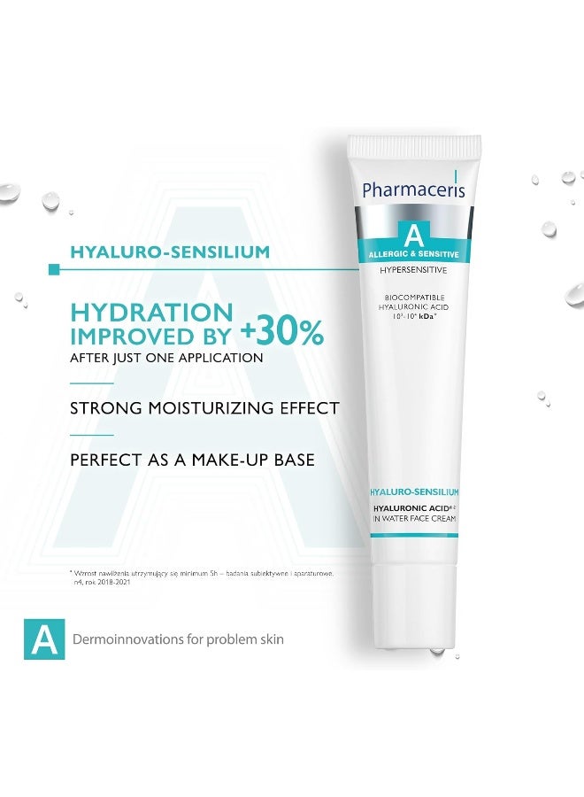 Pharmaceris Hyaluro-Sensilium | For Hypersensitive Delicate Skin | Allergies & Irritations Dry Skin | To Moisturizes Skin At All Level | Reduces Discomfort On Dry Skin | 40 Ml  - Image 4