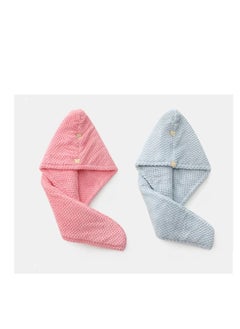 Glowudz Glowudz™ Absorbent Microfiber Hair Towel 2 Pack  with Elastic Loop  - Image 2