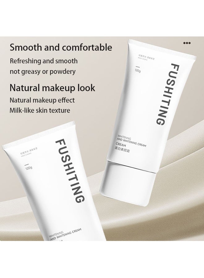 FUSHITING Whitening Cream-Facial Moisturizing Tone Up Cream, Anti Aging Moisturizes Evens Skin Tone ,Light Makeup Covering Spots 120g - Image 4