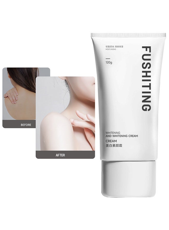 FUSHITING Whitening Cream-Facial Moisturizing Tone Up Cream, Anti Aging Moisturizes Evens Skin Tone ,Light Makeup Covering Spots 120g - Image 1