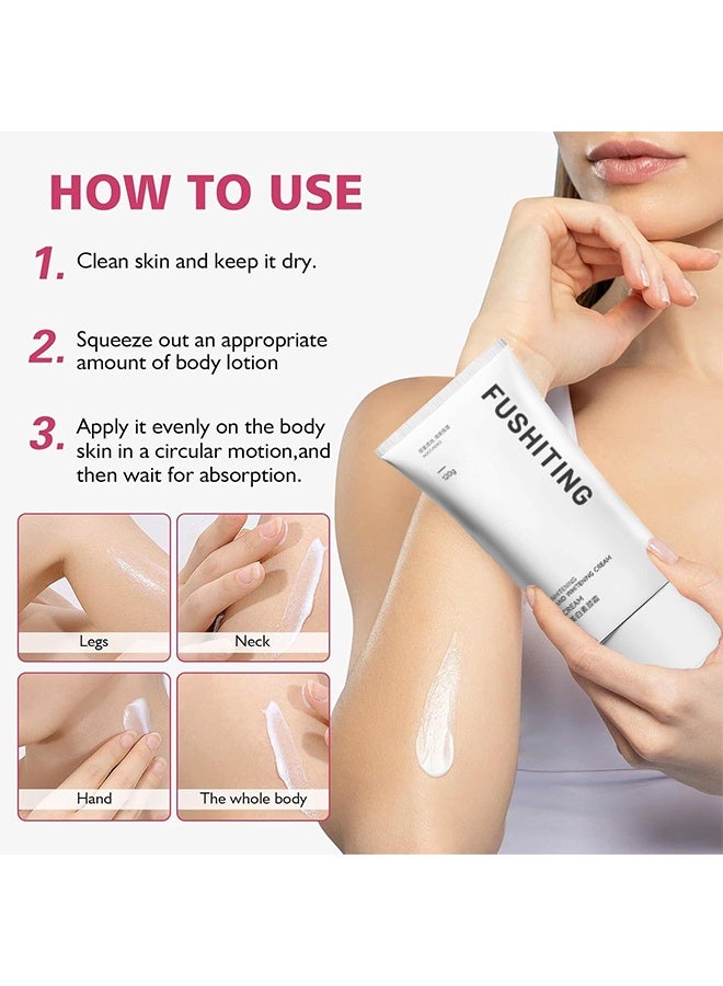 FUSHITING Whitening Cream-Facial Moisturizing Tone Up Cream, Anti Aging Moisturizes Evens Skin Tone ,Light Makeup Covering Spots 120g - Image 5