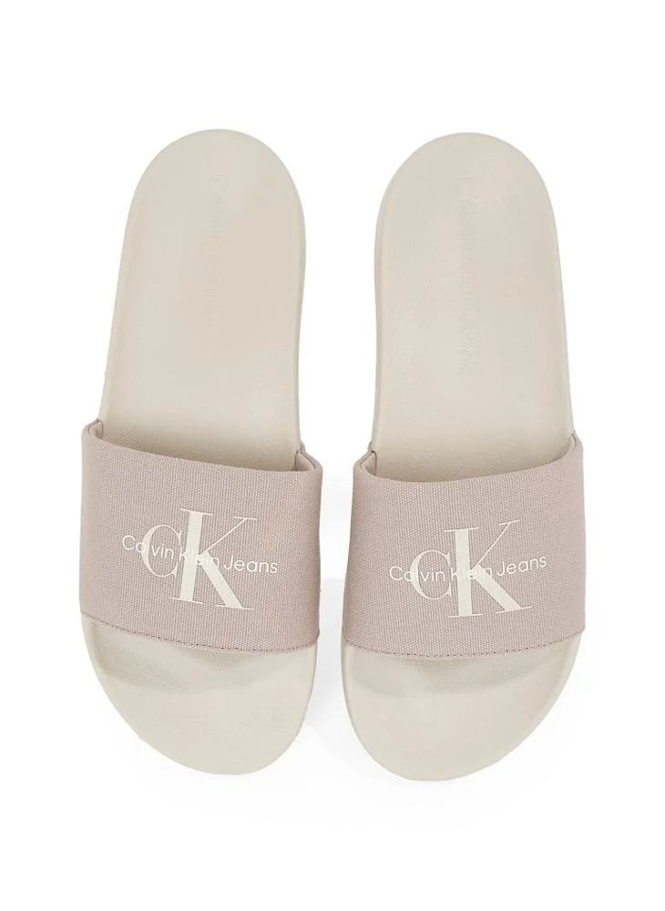 كالفن كلاين جينز Monogram Single Strap  Flip Flops