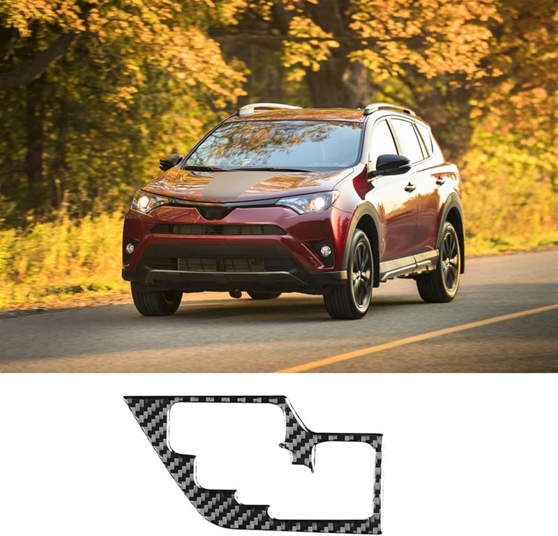 Wivplex Carbon Fiber Gear Shift Panel Trim for Toyota RAV4 - Image 5