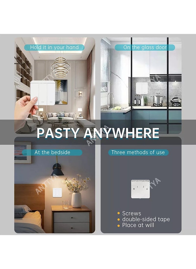 Generic Touch Light Switch Wireless Remote Control 433MHz AC 85V-250V 10A Receiver 86 Wall Panel For Smart Home Ceiling Lamp LED  - Image 4
