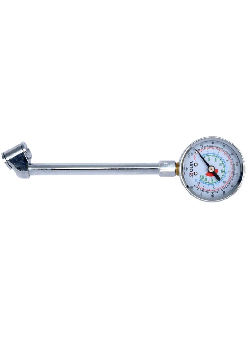 YATO Pressure Guage for Trucks 0-15bar