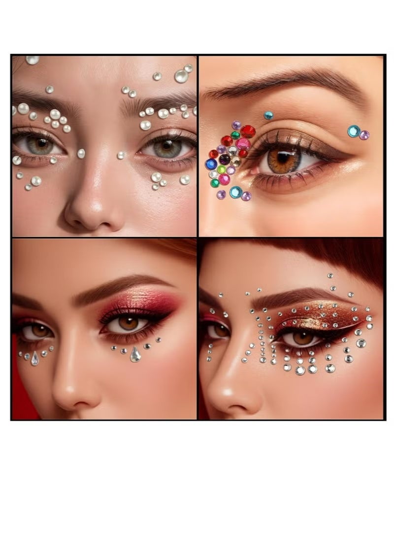 3 sheets of 3D self-adhesive white pearl stickers, suitable for various decorative DIY craft accessories - Image 4