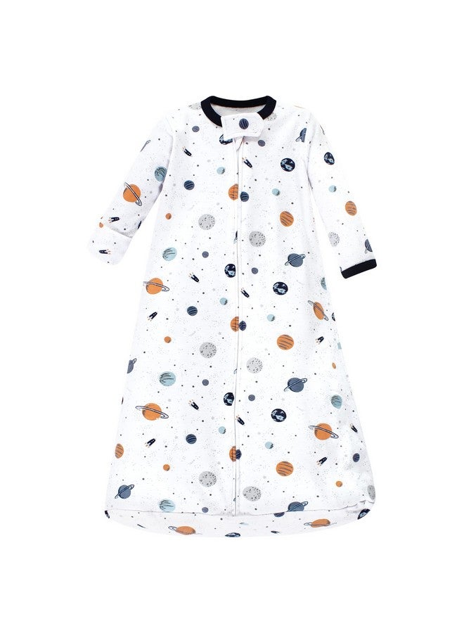 Hudson Baby Unisex Baby Cotton Long-Sleeve Wearable Sleeping Bag, Sack, Blanket, Space, 3-9 Months - Image 3