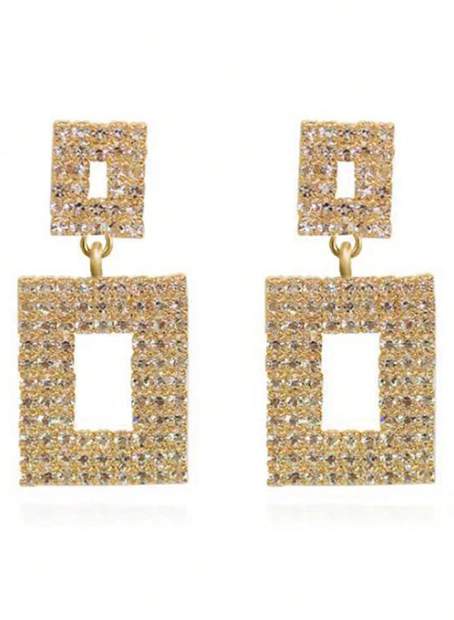 Take Two Styli Embellished Double-Square Earrings - Image 3