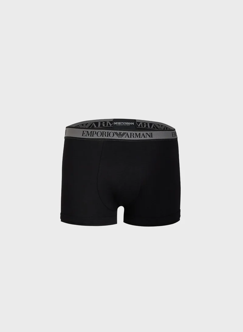 امبوريو ارماني 3 Pack Of Logo Boxers