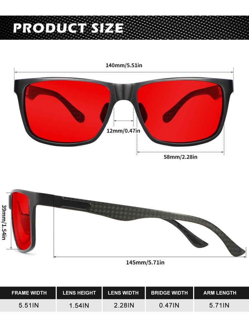 ANYLUV Blue Light Blocking Glasses Men Computer Gaming Glasses Lightweight Al-Mg Metal Anti Eyestrain Eye Protection - Image 4