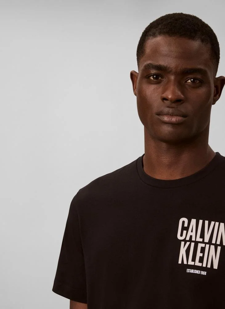 Calvin Klein Jeans  Block Logo Crew Neck T-Shirt for Men | Best Price UAE