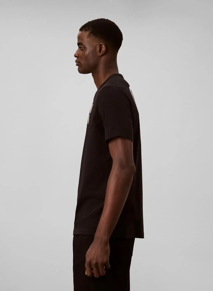 Calvin Klein Jeans  Block Logo Crew Neck T-Shirt for Men | Best Price UAE