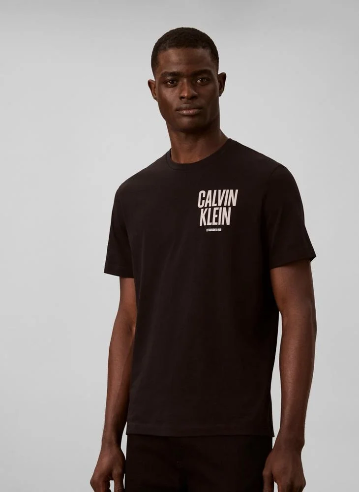 Block Logo Crew Neck T-Shirt
