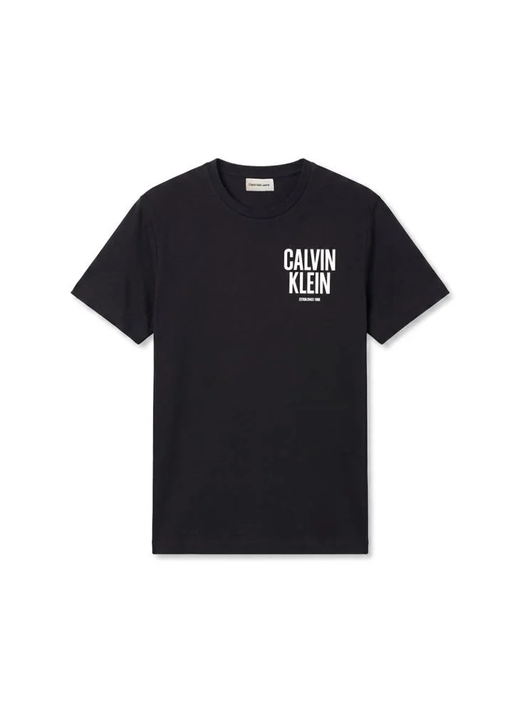 Calvin Klein Jeans  Block Logo Crew Neck T-Shirt for Men | Best Price UAE