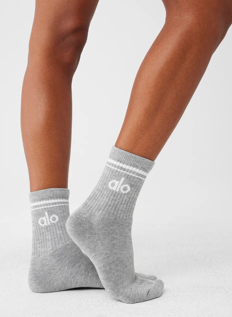alo 3pcs Unisex Half-Crew Throwback Sock - Image 2