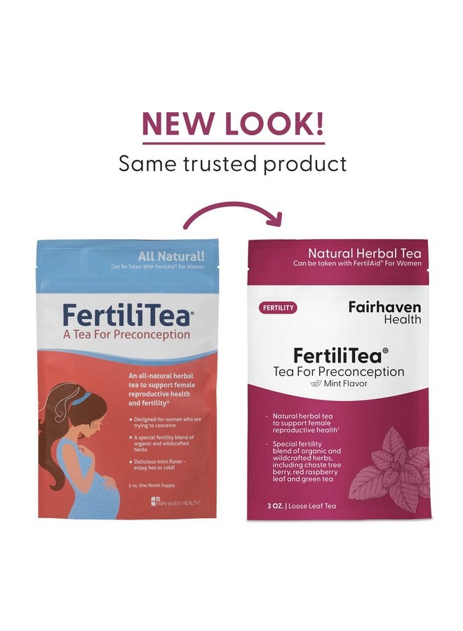 Fairhaven Health FertiliTea | Organic Fertility Tea for Women to Support Reproductive Health* | Prenatal Herbal Tea to Support Menstrual Cycle & Hormone Balance* | Contains Vitex | Mint | 60 Servings - Image 4