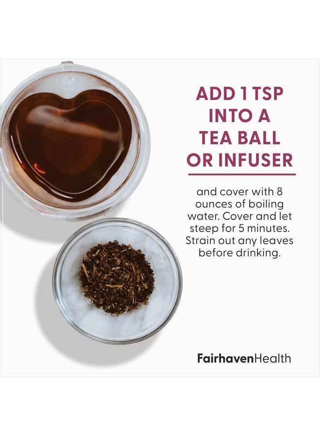 Fairhaven Health FertiliTea | Organic Fertility Tea for Women to Support Reproductive Health* | Prenatal Herbal Tea to Support Menstrual Cycle & Hormone Balance* | Contains Vitex | Mint | 60 Servings - Image 3