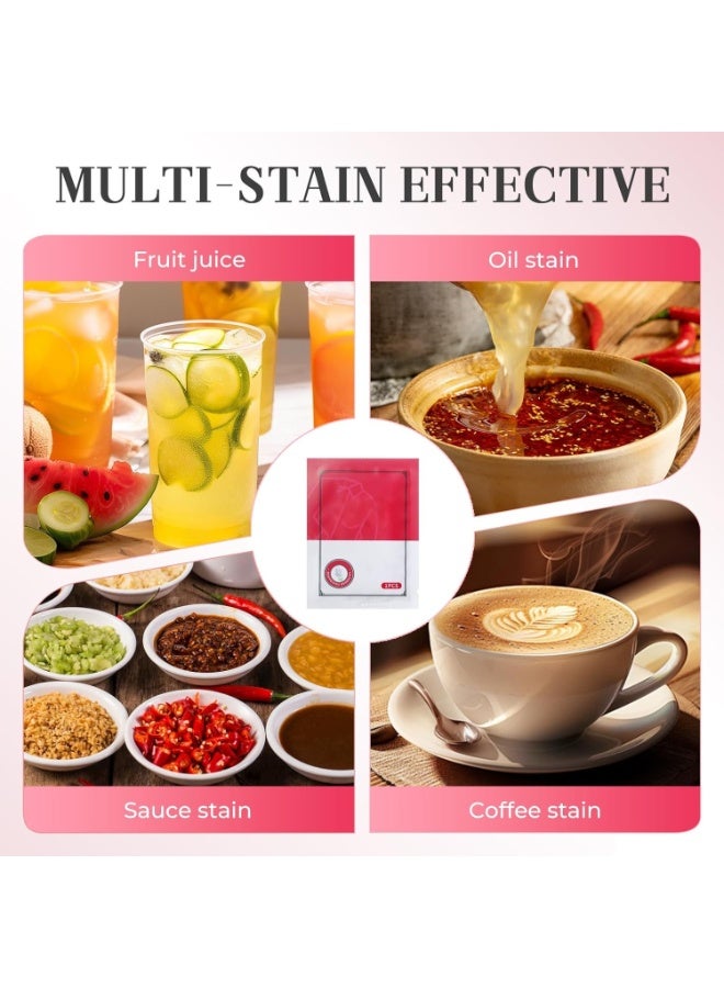 Stain Remover Wet Wipes,Portable Clothing Stain Remover Wipes Individually Wrapped Cleaning Wipes for Clothes, Shoes And Bed Sheets Laundry Household Gadget Wipe (20PCS) - Image 2