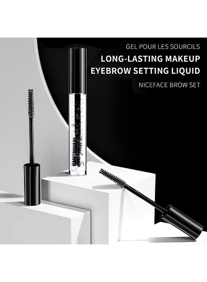 DAGEDA Clear Eyebrow Setting Gel, 2 Pack Brow Fix Gel, Waterproof And Sweat-Proof Eyebrow Repair Liquid Brows Styling Beauty Salon Home Use Makeup, 1.81oz - Image 5