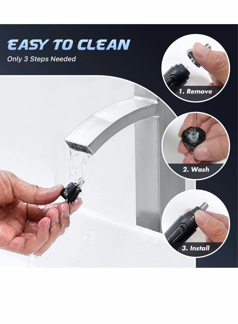 Nose Hair Trimmer, Electric Nose Ear Hair Trimmer, Battery-Powered Ear/Nose Trimmer