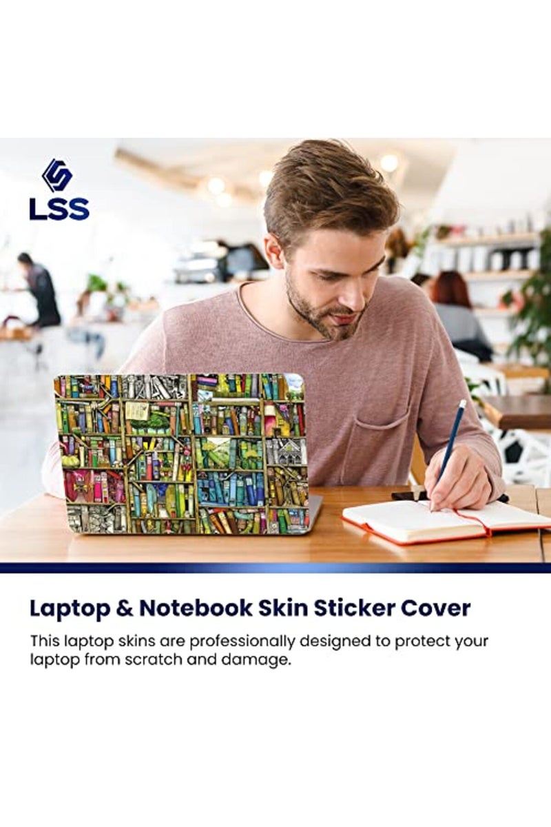 LSS Colorful Books Laptop Skin Cover - Image 5
