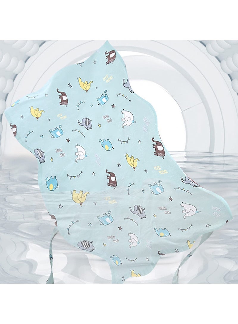 Large Cotton Nursing Cover for Full Privacy, 360° Coverage, Chemical-Free Breastfeeding Apron, Ideal Scarf for Newborns  - Image 4