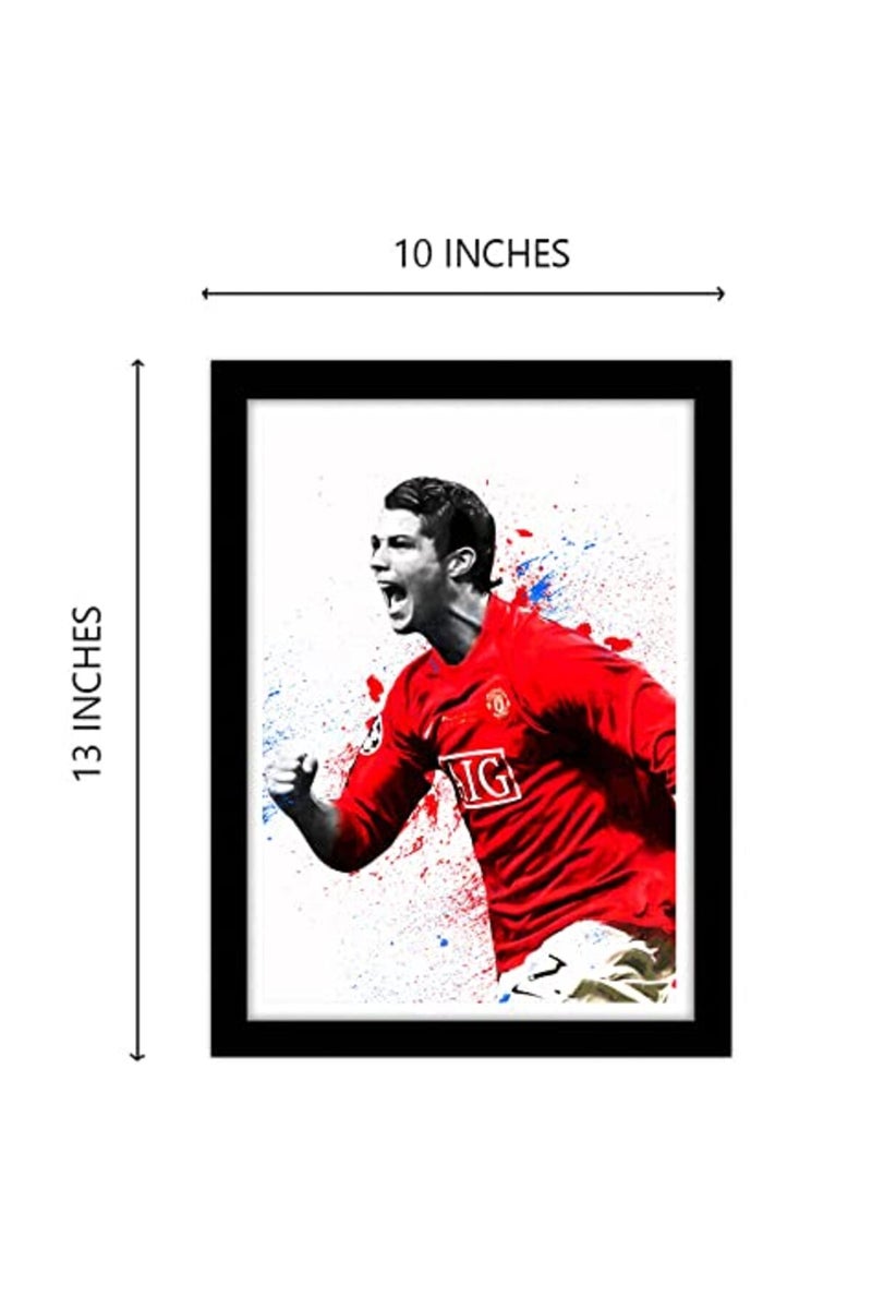 GRAY WALL Cristiano Ronaldo CR7 Framed Art Print - Image 5