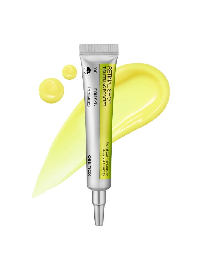 celimax Retinal Shot Tightening Booster for Fine Lines & Skin Texture This concentrated skincare booster combines retinal with nourishing ingredients to help rejuvenate tired-looking skin, refine texture, and improve the appearance of fine lines while supporting a healthy, radiant complexion. - Image 1