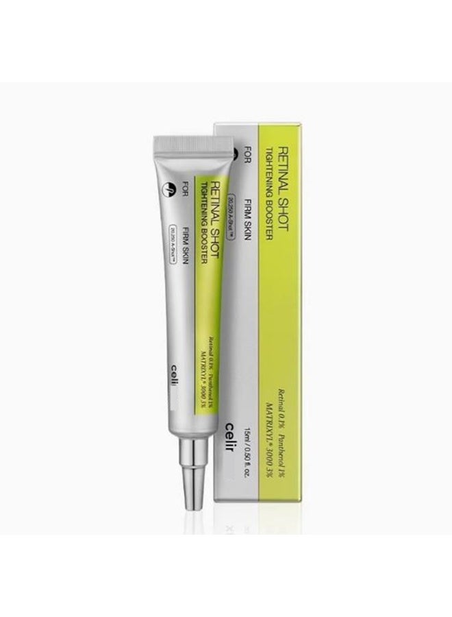 celimax Retinal Shot Tightening Booster for Fine Lines & Skin Texture This concentrated skincare booster combines retinal with nourishing ingredients to help rejuvenate tired-looking skin, refine texture, and improve the appearance of fine lines while supporting a healthy, radiant complexion. - Image 3